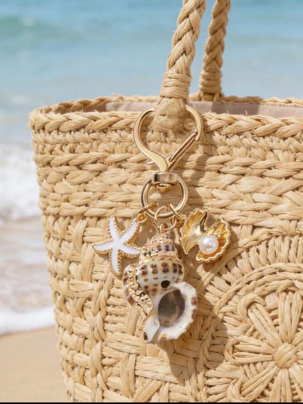 Shell Keychain/Bag Charm • Small